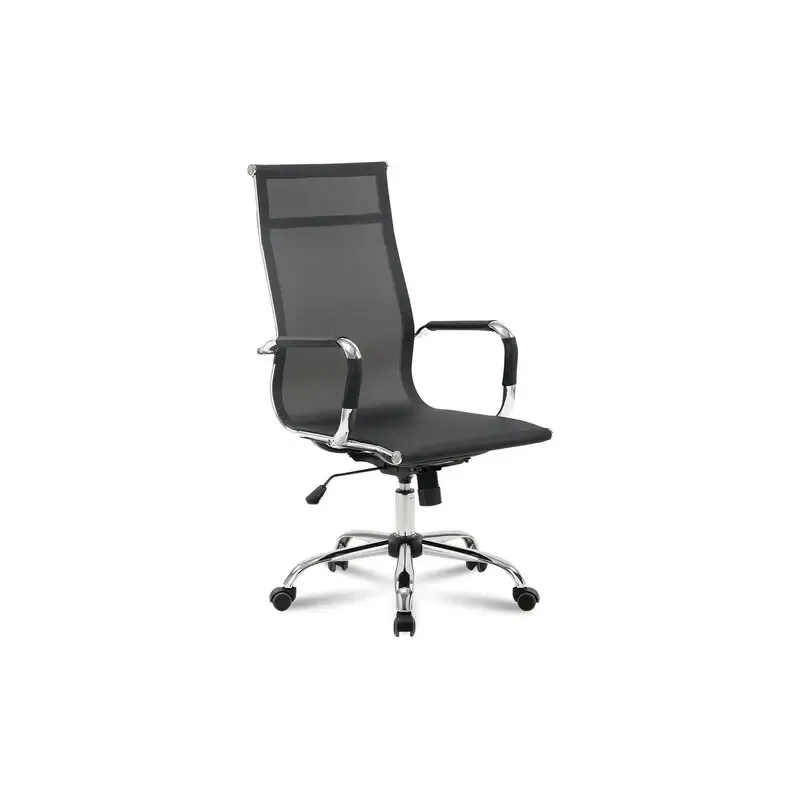 Кресло руководителя Line EX-530, хром, сетка, черное главное фото