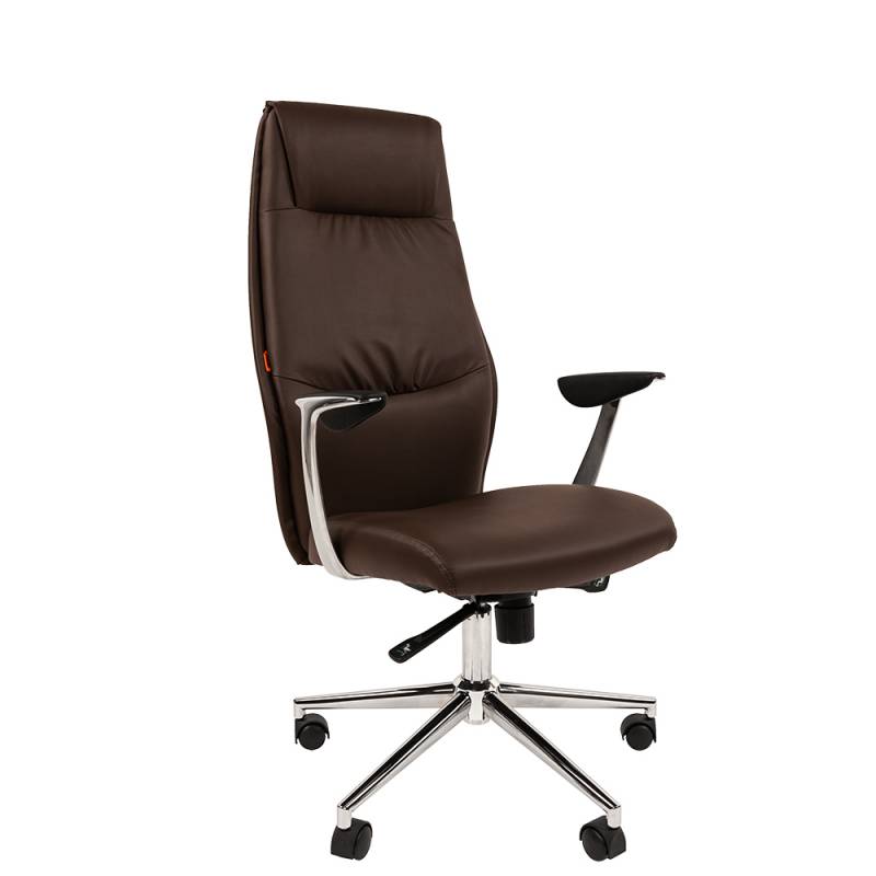 Кресло руководителя Chairman Vista (коричневая экокожа) главное фото