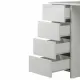 Стол письменный/компьютерный  "Scandi CD-016", 1100х500х750 мм, 4 ящика, белый, 641891, ЦБ013707-1. Фото товара с разных ракурсов.