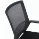 Кресло  "Daily MG-317", с подлокотниками, хром, черное, 531833. Фото товара с разных ракурсов.