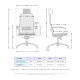 Кресло Samurai SL-2.04 (коричневая кожа/коричневая ткань-сетка). Фото товара с разных ракурсов.